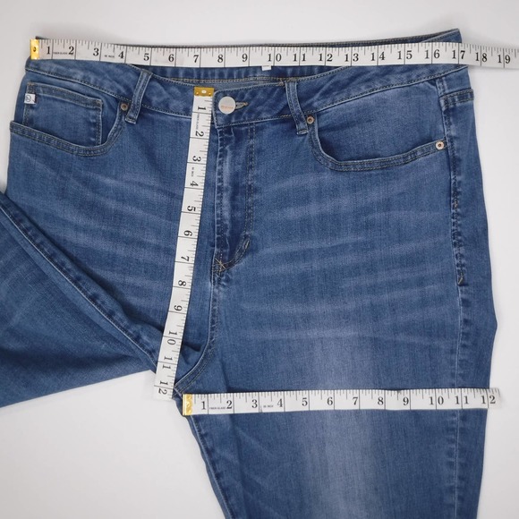 DEAR JOHN DENIM Size‎ 32 High Rise Ankle Jeans Frayed Hems - Picture 9 of 10